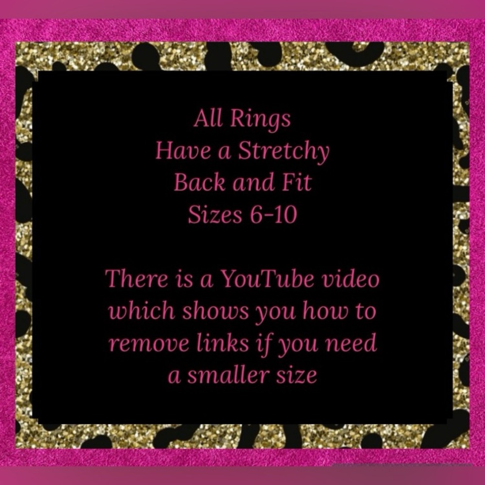 NWT Round Stacked Rhinestone Statement Ring - Picture 3 of 11
